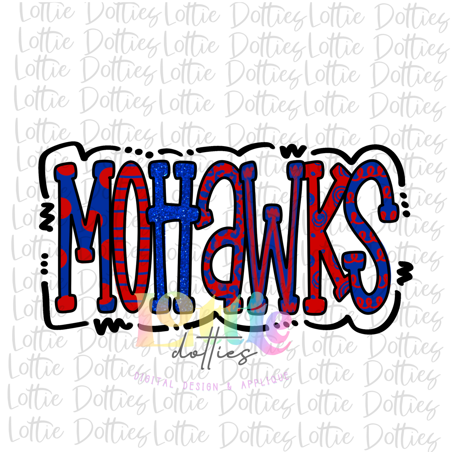 Mohawks PNG -Sublimation design - Digital Download