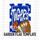 Tigers Flag - PNG - Tigers Football - Sublimation - Digital Download - Royal