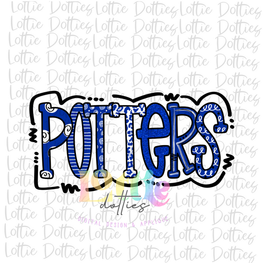 Potters PNG - Potters Sublimation - Digital Download