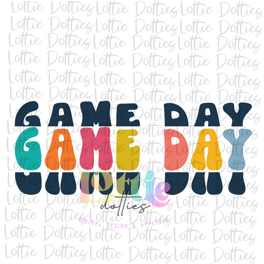 Game Day - PNG - Game Day  - Sublimation - Digital Download