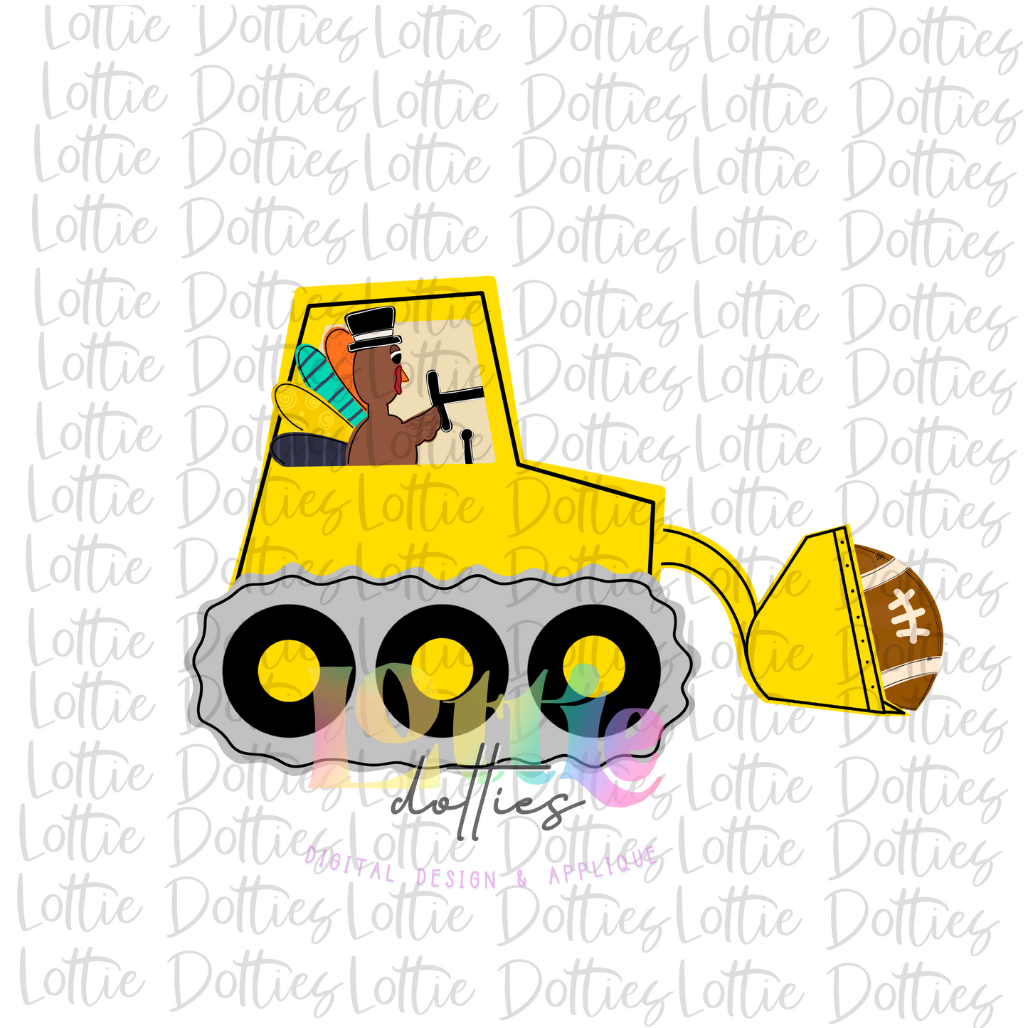 Turkey Dozer PNG - Dozer Sublimation - Digital Download