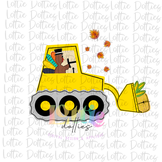 Fall Dozer PNG - Dozer Sublimation - Digital Download