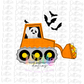 Halloween Dozer PNG - Dozer Sublimation - Digital Download