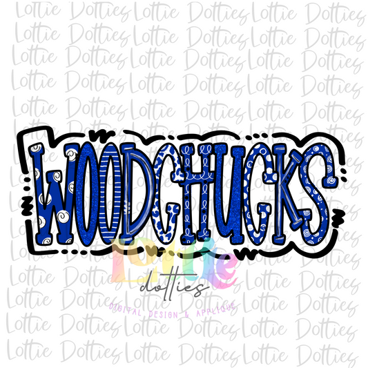 Woodchucks PNG - Woodchucks Sublimation - Digital Download