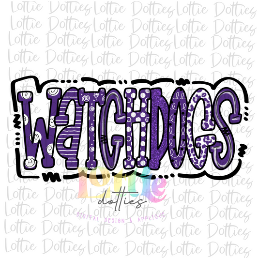 Watchdogs PNG - Watchdogs Sublimation - Digital Download