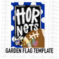 Hornets Flag PNG -  Hornets   -  sublimation design - Digital Download