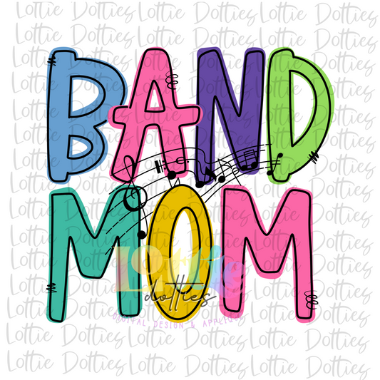 Band Mom PNG - Band Mom Sublimation - Digital Download