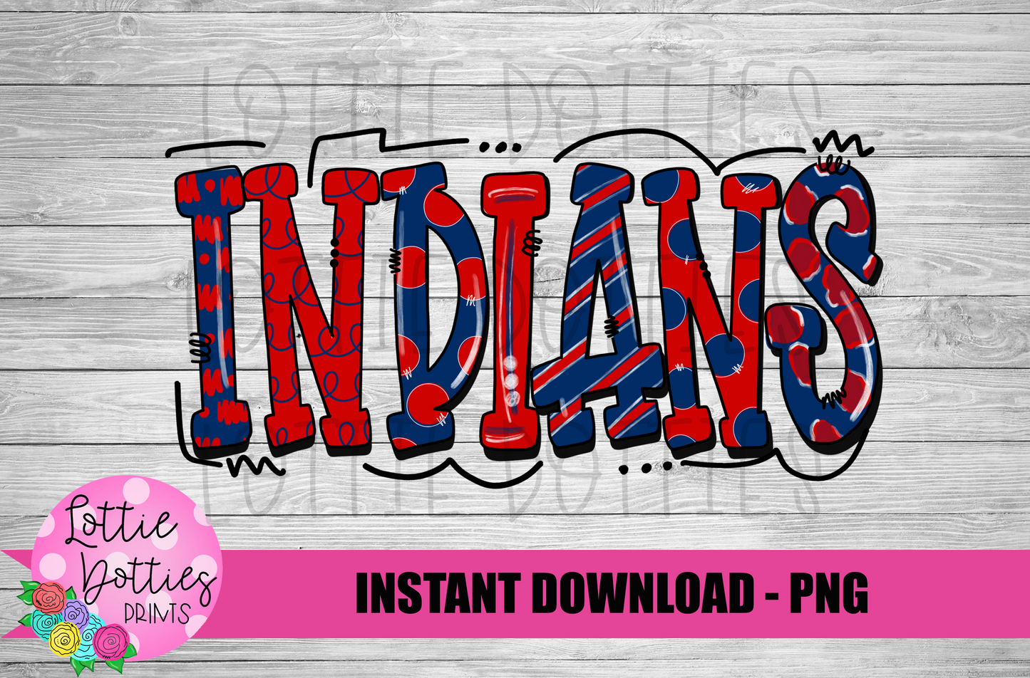 Indians PNG -  Indians sublimation design - Digital Download