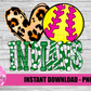 Softball Indians  Png - Indians Sublimation Design - Digital Download
