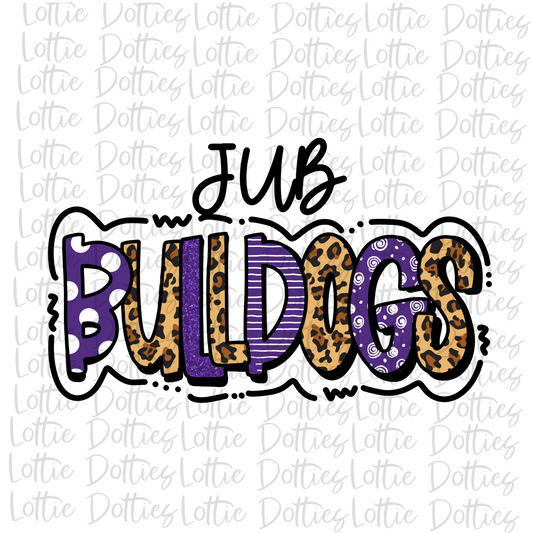 JUB Bulldogs -  PNG - Bulldogs  -  Sublimation Design - Digital Download