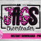 Jags Cheerleader  PNG -  Jags sublimation design - Digital Download