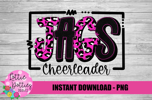 Jags Cheerleader  PNG -  Jags sublimation design - Digital Download