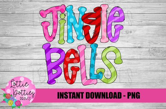 Jingle Bells Png - Jingle Sublimation Design - Digital Download