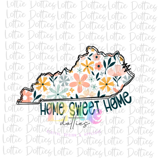 Kentucky Png - Kentucky Home Sweet Home Sublimation Design - Digital Download
