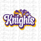 Knights PNG - Knights With Pom -  Sublimation - Digital Download
