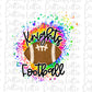 Tie Dye Knights Football  - PNG - Football - Sublimation - Digital Download