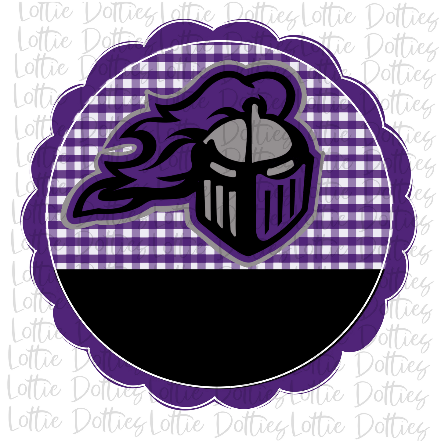 Knights Scallop  PNG - Knights -  sublimation design - Digital Download