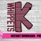 K - Whippets PNG - Whippets - Sublimation - Digital Download