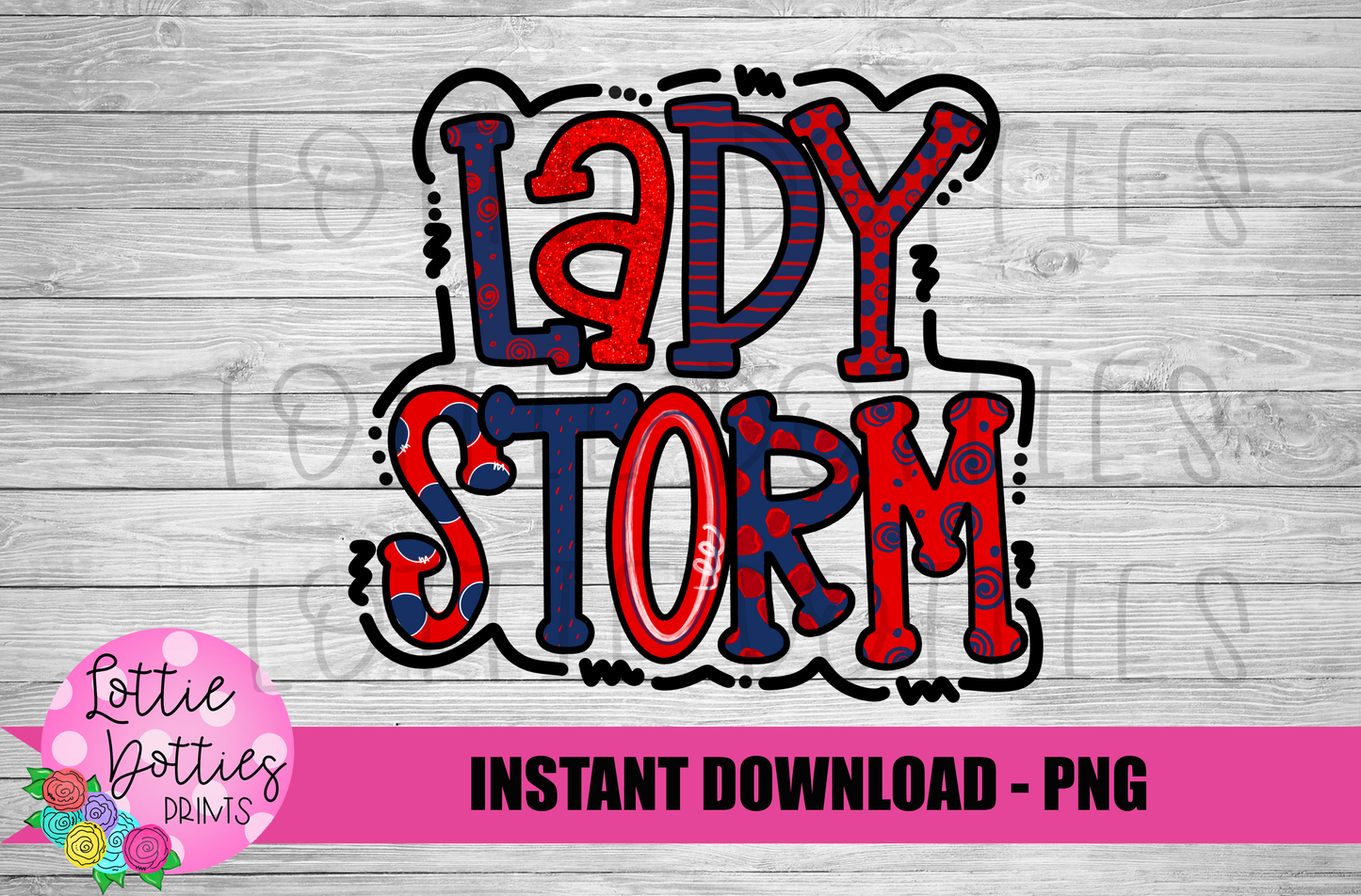 Lady Storm - PNG - Storm - Sublimation - Digital Download