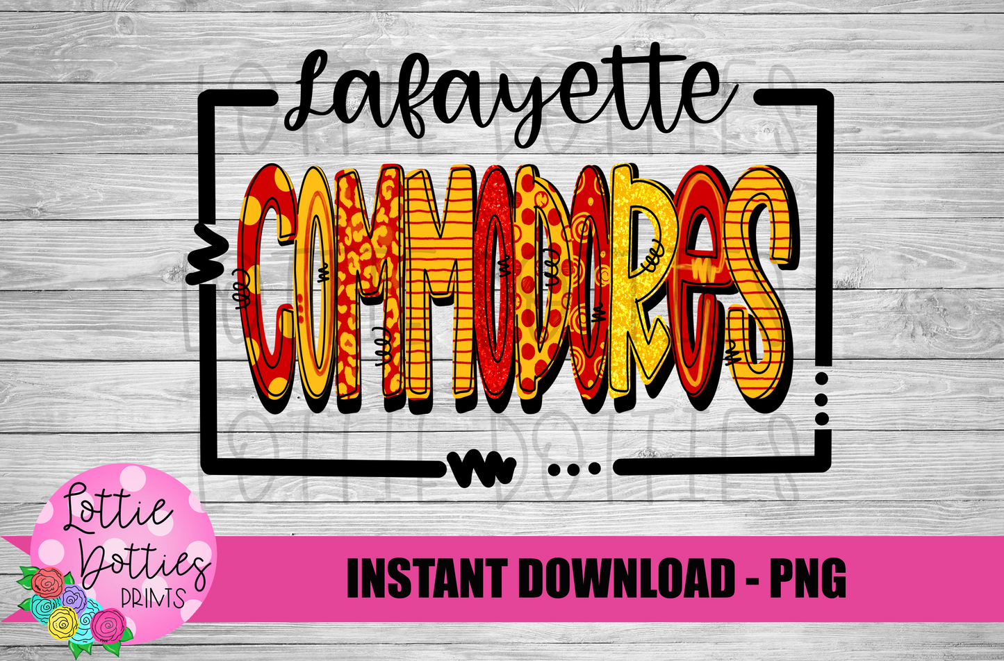 Lafayette Commodores - PNG - Commodores - Sublimation - Digital Download