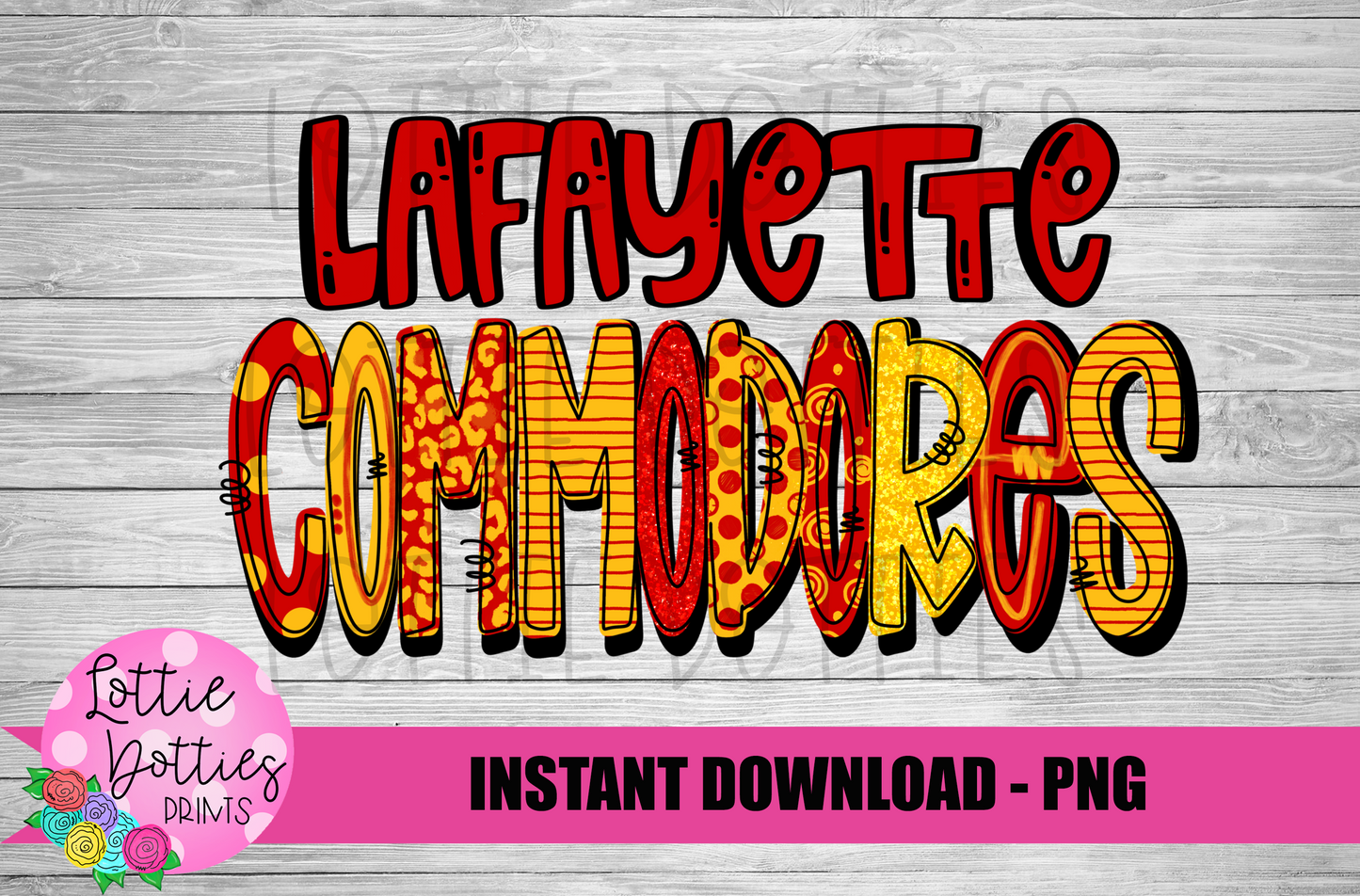 Lafayette Commodores - PNG - Commodores - Sublimation - Digital Download