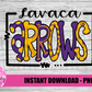 Lavaca Arrows PNG - Arrows -  sublimation design - Digital Download