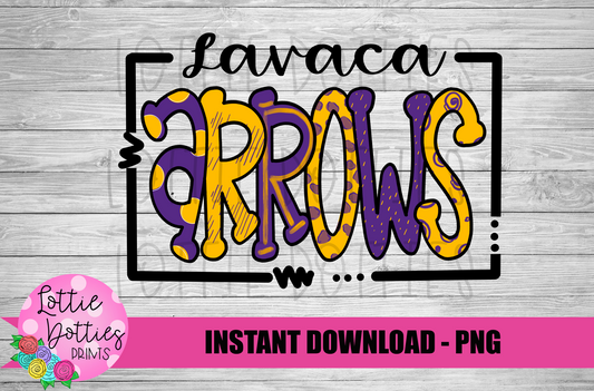 Lavaca Arrows PNG - Arrows -  sublimation design - Digital Download