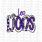 Lions PNG - Leo Lions -  sublimation design - Digital Download
