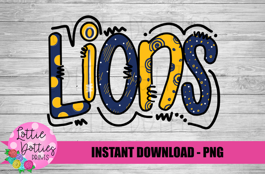 Lions PNG - Lions -  sublimation design - Digital Download