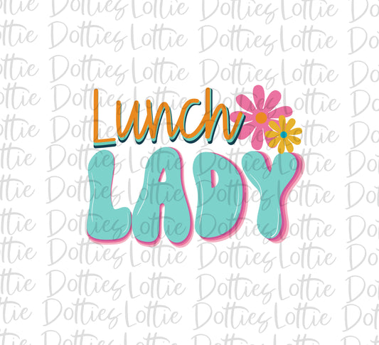 Lunch Lady - PNG - Back To School - Sublimation - Digital Download