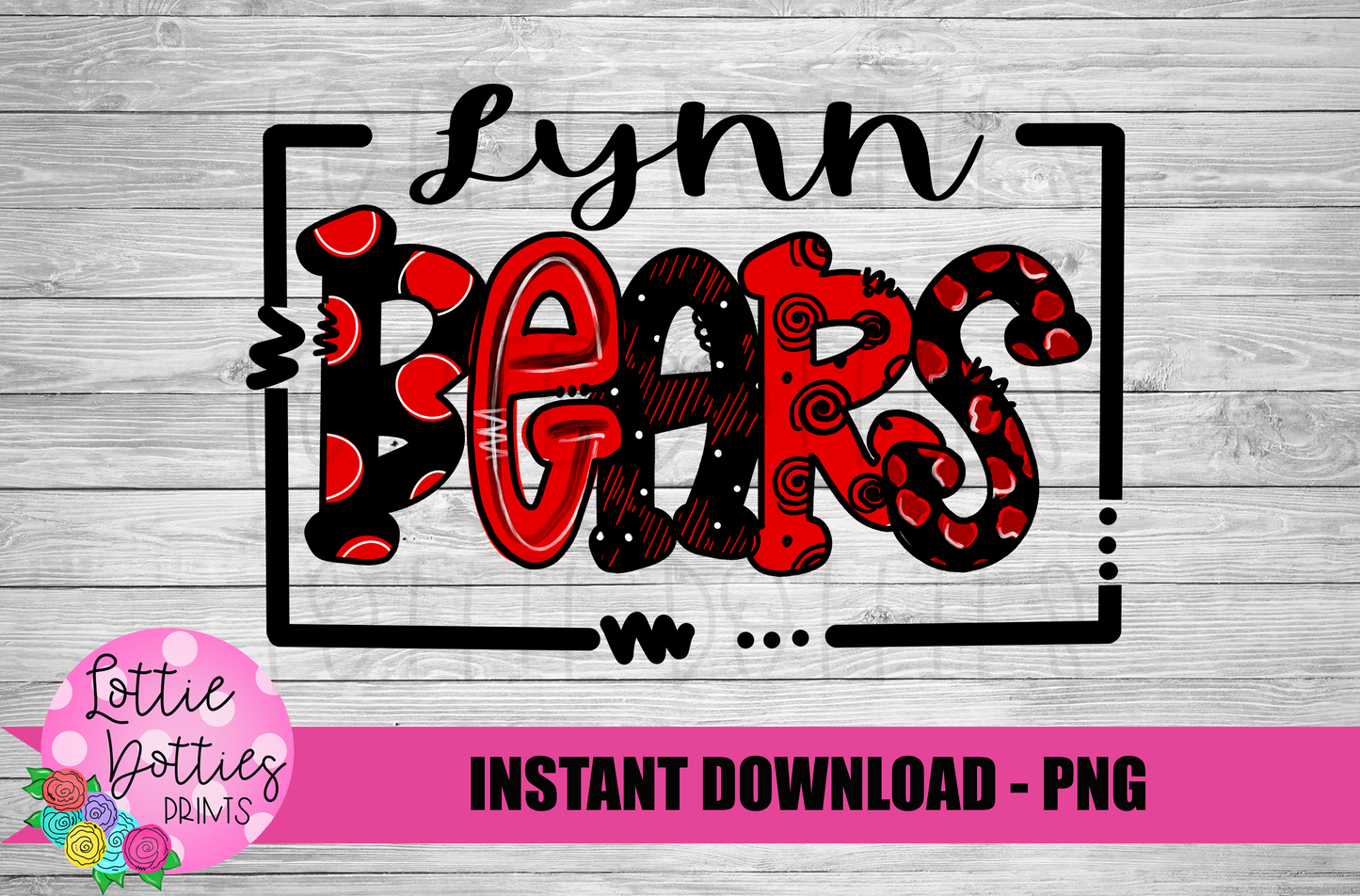 Lynn Bears PNG - Bears  sublimation design - Digital Download