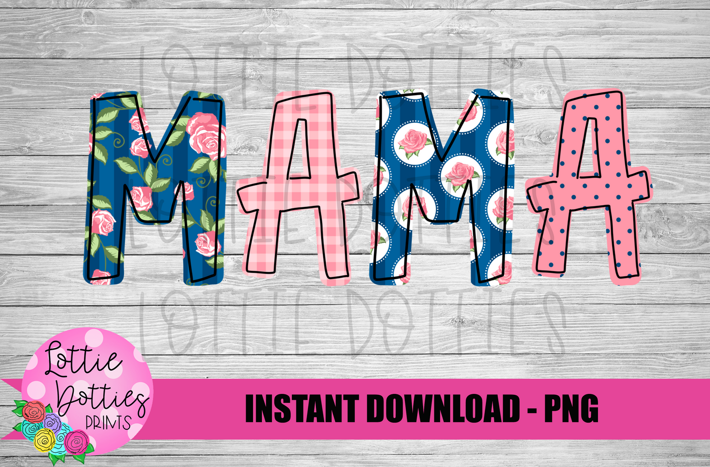 Mama Png - Sublimation File - Instant Download - Digital Download - Floral  Print