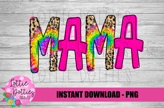 Mama Png - Sublimation File - Instant Download - Digital Download - Mother's Day Design