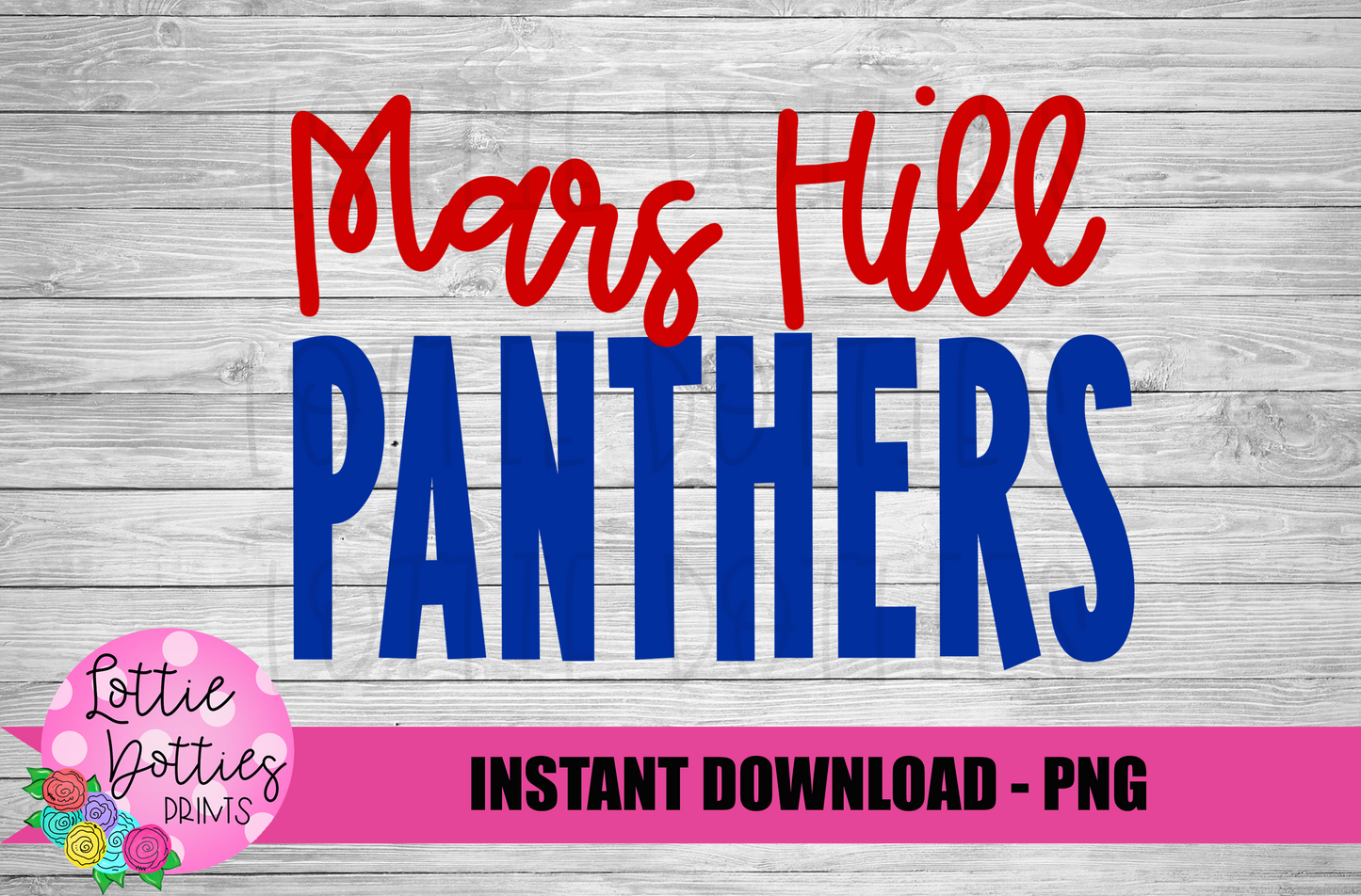 Mars Hill Panthers  PNG - Panthers Sublimation  - Digital Download