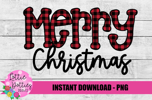 Merry Christmas Png - Christmas Sublimation Design- Digital Download