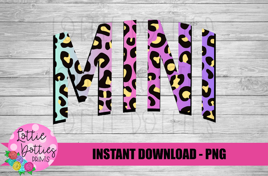 Mini Png - Mini Cheetah  Sublimation File - Instant Download - Digital Download