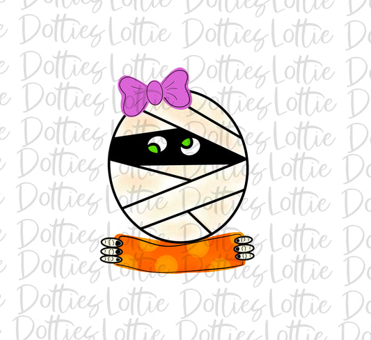 Girl Mummy - PNG - Halloween - Sublimation - Digital Download