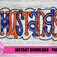 Mustangs PNG - Mustangs -  sublimation design - Digital Download
