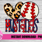 Peace Love Baseball  PNG - Mustangs -  sublimation design - Digital Download