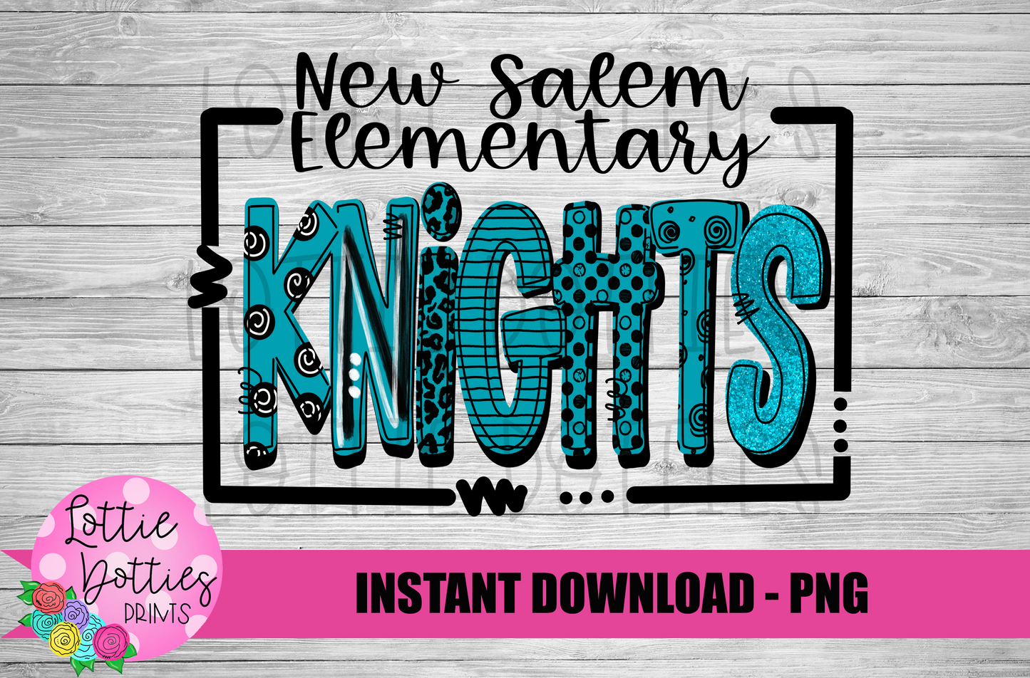 New Salem Elementary Knights PNG - Knights -  sublimation design - Digital Download