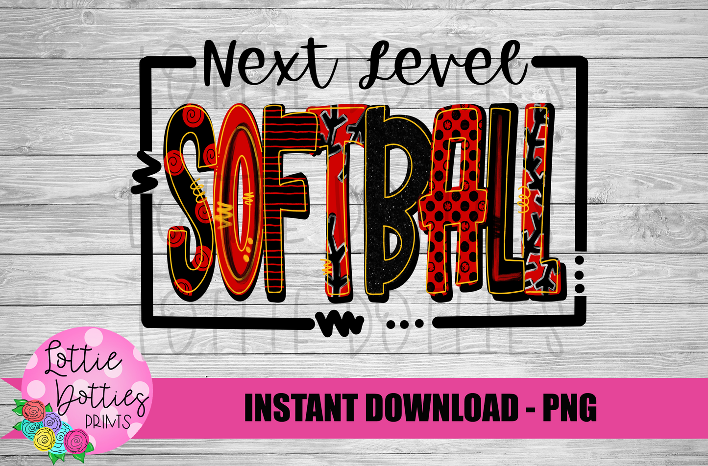 Next Level Softball PNG - Softball Png - Digital Download