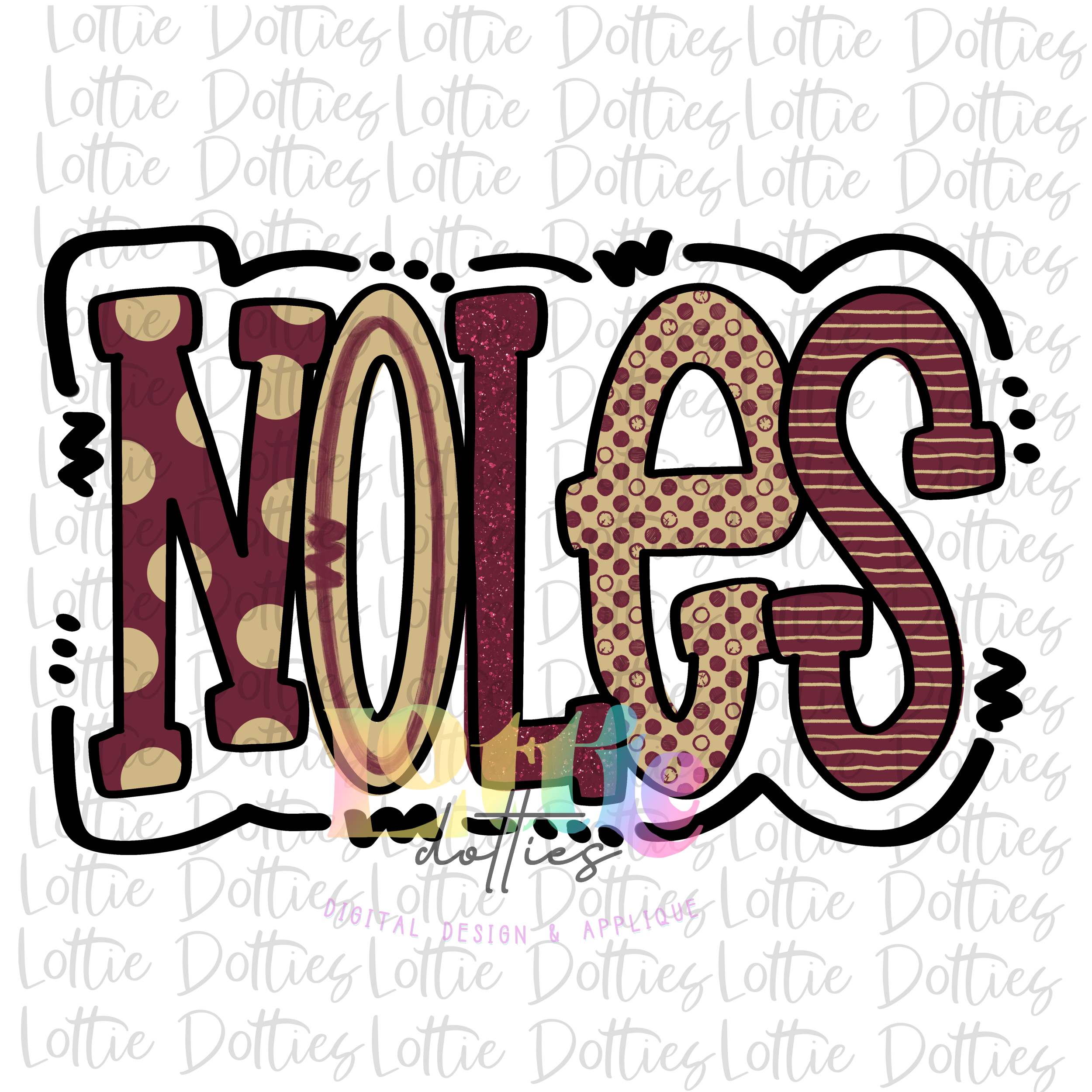 Noles Png - Noles Sublimation - Digital Download – Lottie Dotties LLC