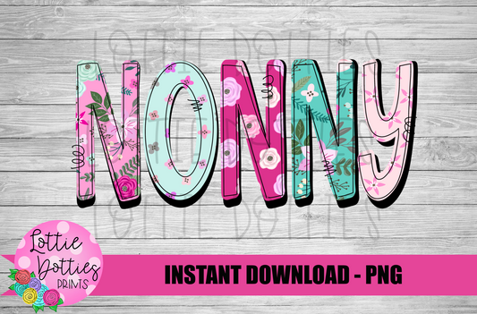 Nonny - PNG - Nonny - Subliation- Mother's Day - Digital Download