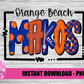 Orange Beach Makos PNG - Makos - Sublimation - Digital Download