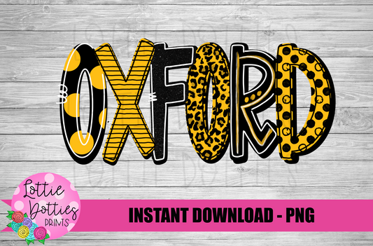 Oxford PNG - Oxford - Sublimation - Digital Download