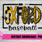 Oxford Baseball  PNG - Oxford - Sublimation - Digital Download