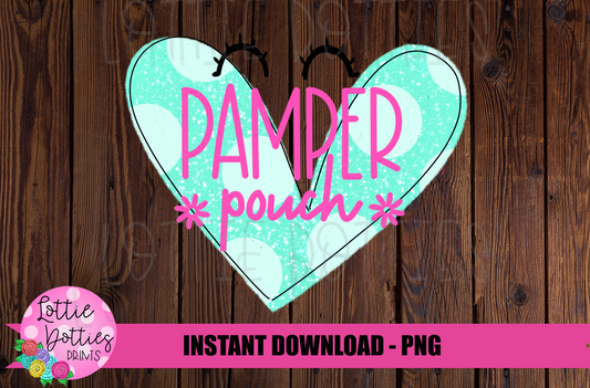 Pamper Pouch - PNG - Sleepover - Sublimation - Digital Download