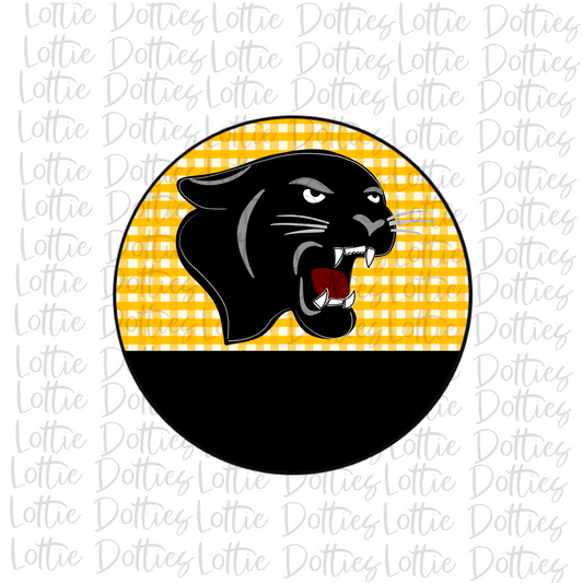 Panther Circle PNG - Panthers - Sublimation - Digital Download