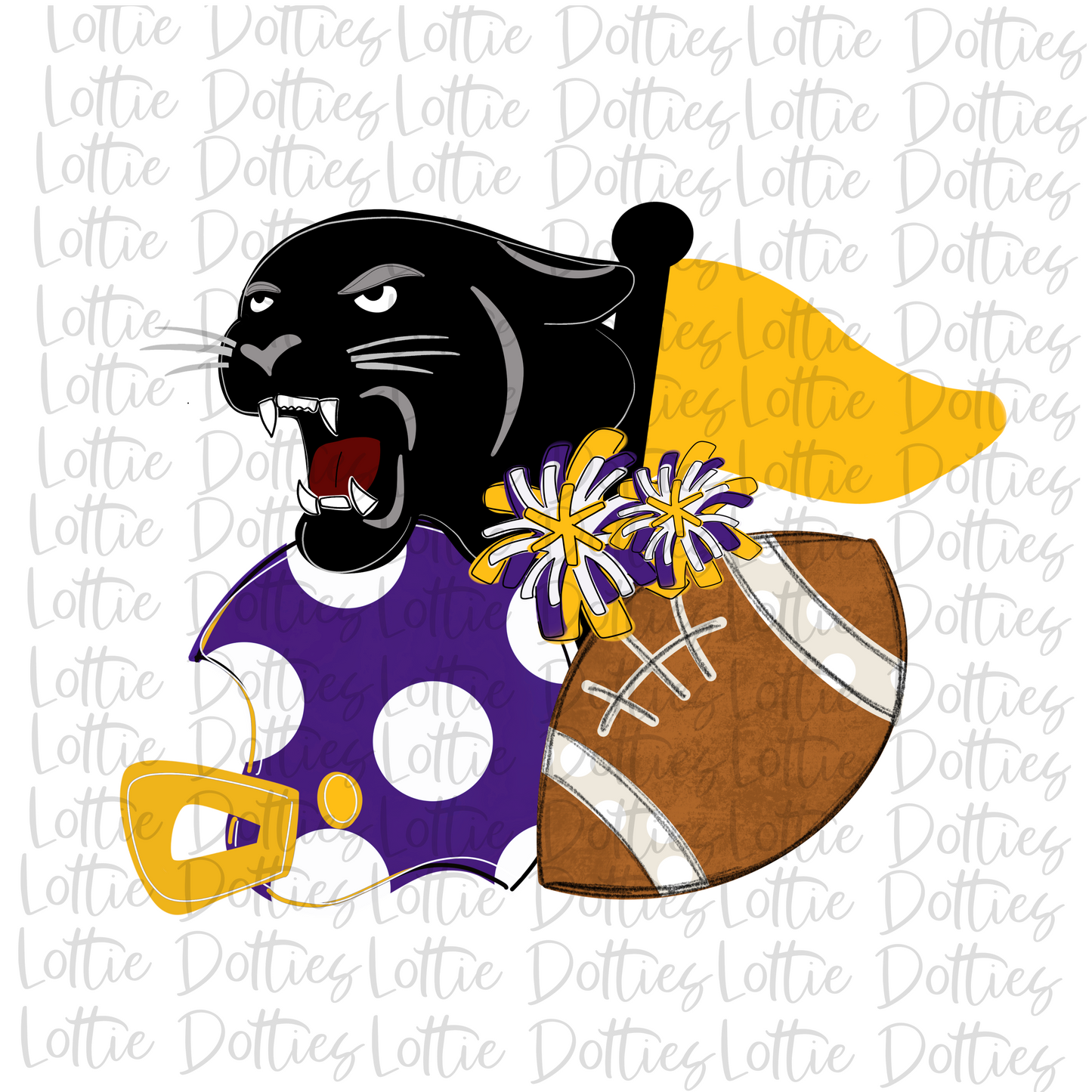 Panther Spirit Stack  PNG - Panthers - Sublimation - Digital Download