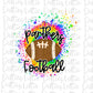 Tie Dye Panthers Football  - PNG - Football - Sublimation - Digital Download
